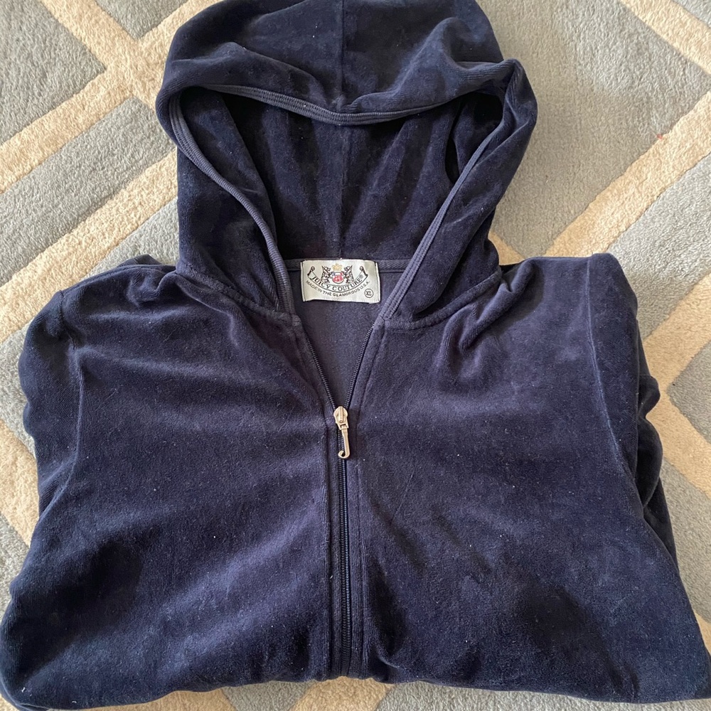 Juicy Couture Navy Zip up